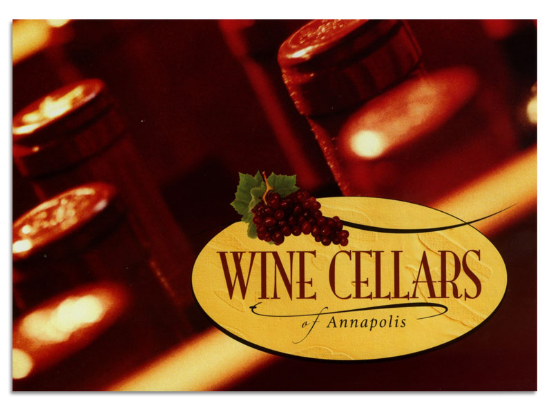 Wine Cellars Postcard, Herrmann Advertising