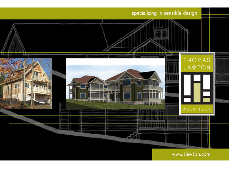 Postcard, Thomas Lawton Architect