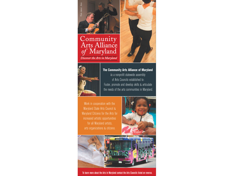 Arts Council Alliance Rack Card